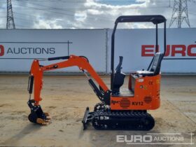 Unused 2024 JPC KV12 Mini Excavators For Auction: Leeds – 23rd, 24th, 25th, 26th October @ 08:00am full