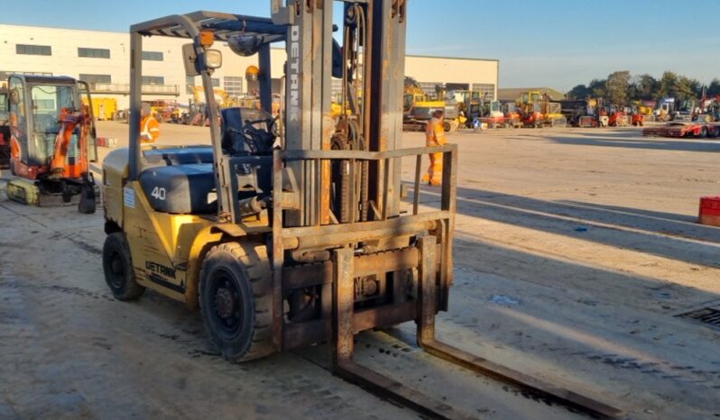 Detank FD40 Forklifts For Auction: Leeds – 23rd, 24th, 25th, 26th October @ 08:00am full