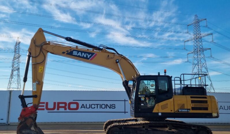 2021 Sany SY265C LC 20 Ton+ Excavators For Auction: Leeds – 23rd, 24th, 25th, 26th October @ 08:00am full