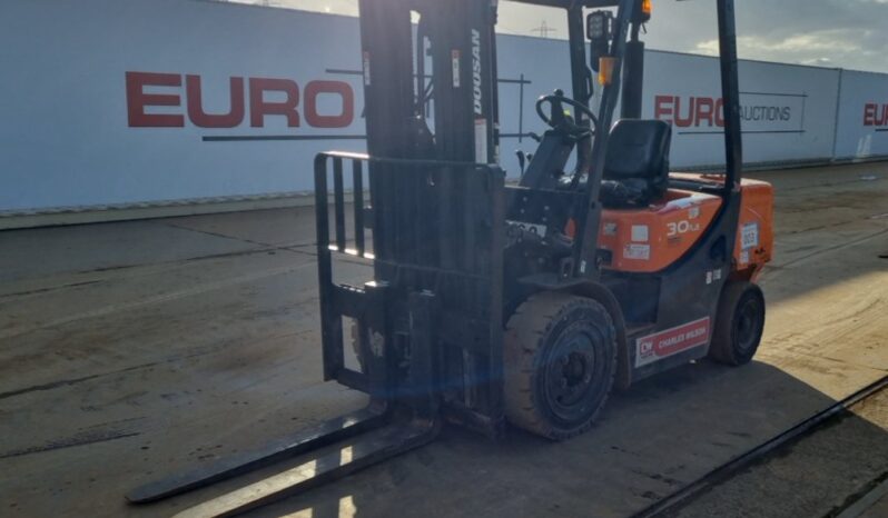 2018 Doosan D30GP Forklifts For Auction: Leeds – 23rd, 24th, 25th, 26th October @ 08:00am