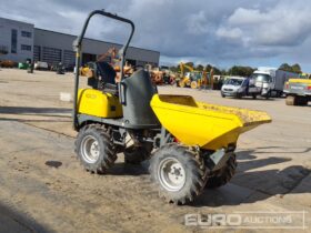 2021 Wacker Neuson D01-04 Site Dumpers For Auction: Leeds – 23rd, 24th, 25th, 26th October @ 08:00am full