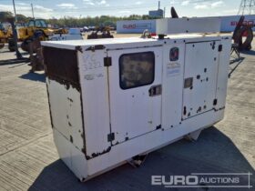 AC Generator 40KvA Generator, Perkins Engine Generators For Auction: Leeds – 23rd, 24th, 25th, 26th October @ 08:00am