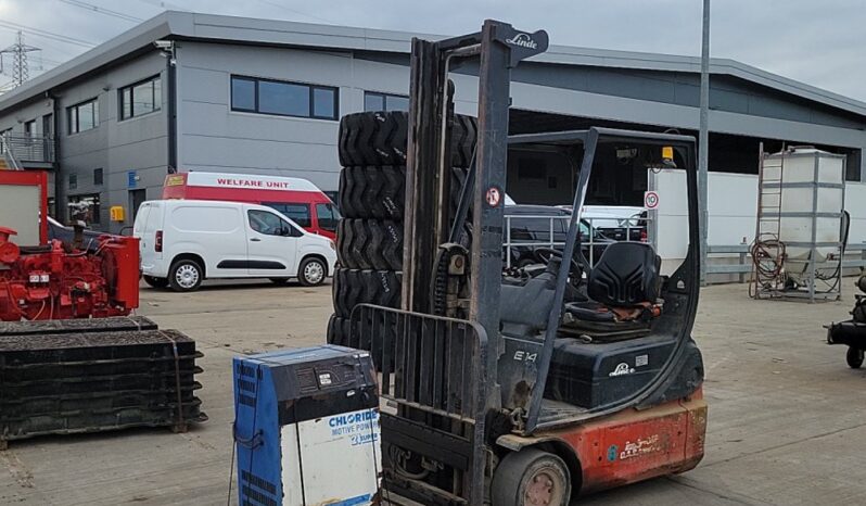 Linde E14-02 Forklifts For Auction: Leeds – 23rd, 24th, 25th, 26th October @ 08:00am