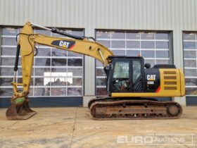 2014 CAT 320E 20 Ton+ Excavators For Auction: Leeds – 23rd, 24th, 25th, 26th October @ 08:00am full