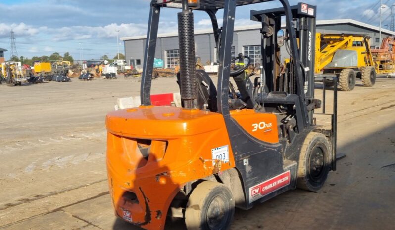 2018 Doosan D30GP Forklifts For Auction: Leeds – 23rd, 24th, 25th, 26th October @ 08:00am full