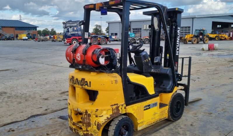 2015 Hyundai 18L Forklifts For Auction: Leeds – 23rd, 24th, 25th, 26th October @ 08:00am full