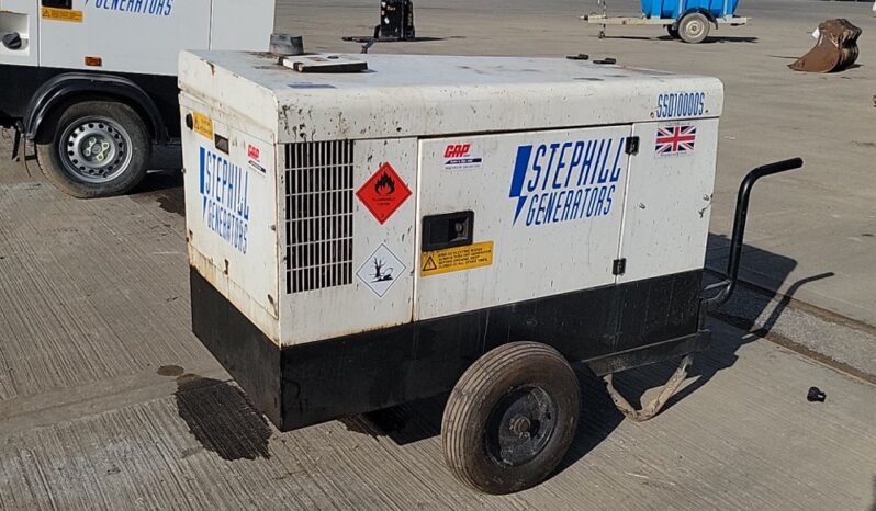 Stephill SSD10000S Generators For Auction: Leeds – 23rd, 24th, 25th, 26th October @ 08:00am