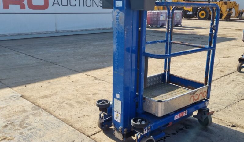 2017 Power Towers Nano Manlifts For Auction: Leeds – 23rd, 24th, 25th, 26th October @ 08:00am