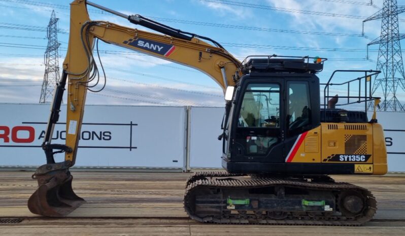 2019 Sany SY135C 10 Ton+ Excavators For Auction: Leeds – 23rd, 24th, 25th, 26th October @ 08:00am full