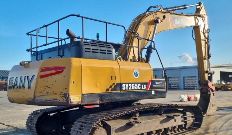 2021 Sany SY265C LC 20 Ton+ Excavators For Auction: Leeds – 23rd, 24th, 25th, 26th October @ 08:00am full