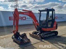 2012 Kubota KX61-3 Mini Excavators For Auction: Leeds – 23rd, 24th, 25th, 26th October @ 08:00am