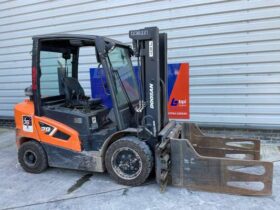 2022 Doosan D305-9 C/B Diesel Forklift Truck c/w Kaup 2T413 Bail Clamp For Auction on 2024-10-28 For Auction on 2024-10-28 full