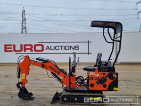 Unused 2024 Huawai HE10-B Mini Excavators For Auction: Leeds – 23rd, 24th, 25th, 26th October @ 08:00am full