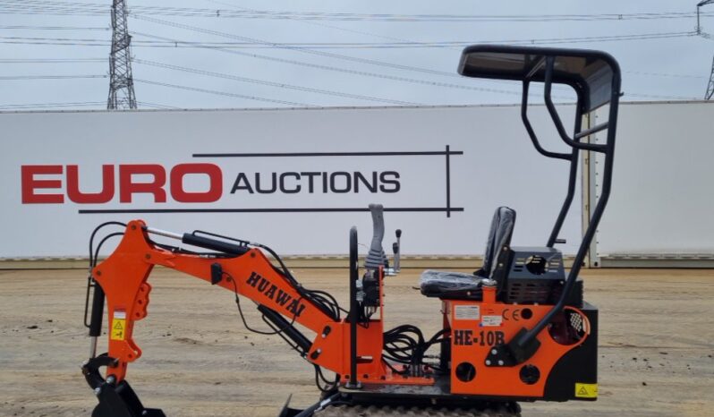 Unused 2024 Huawai HE10-B Mini Excavators For Auction: Leeds – 23rd, 24th, 25th, 26th October @ 08:00am full