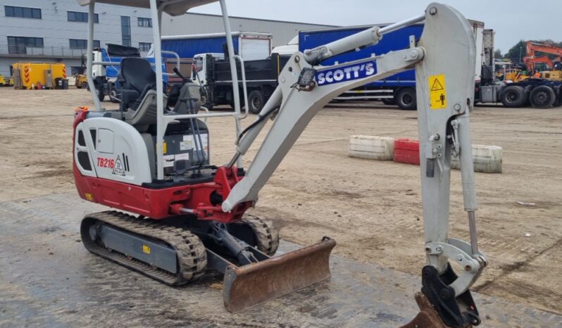 2020 Takeuchi TB216 Mini Excavators For Auction: Leeds – 23rd, 24th, 25th, 26th October @ 08:00am full