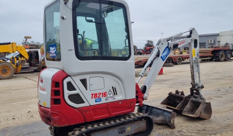 2019 Takeuchi TB216 Mini Excavators For Auction: Leeds – 23rd, 24th, 25th, 26th October @ 08:00am full