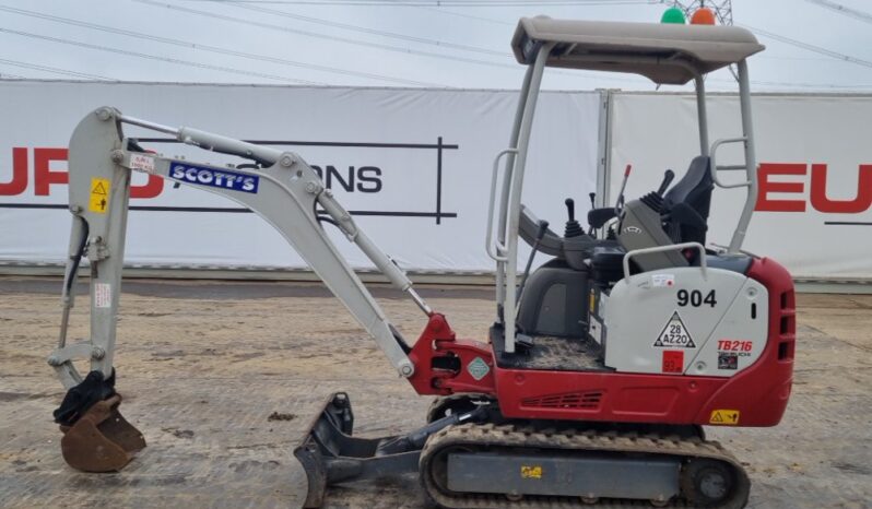 2020 Takeuchi TB216 Mini Excavators For Auction: Leeds – 23rd, 24th, 25th, 26th October @ 08:00am full