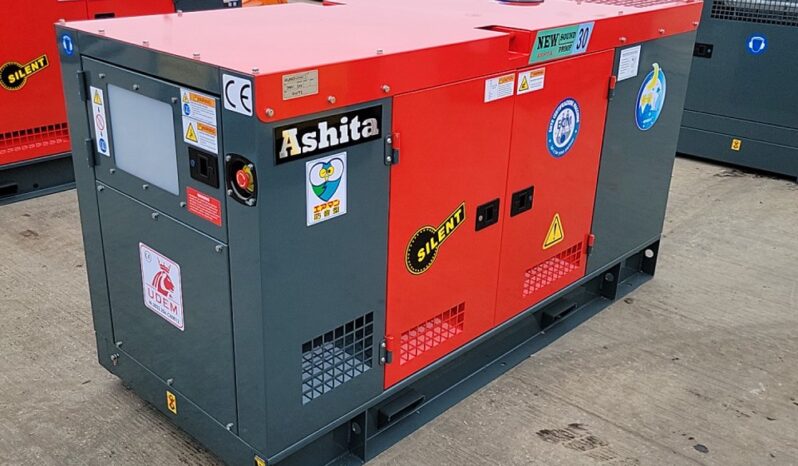 Unused 2024 Ashita Power AG3-30 Generators For Auction: Leeds – 23rd, 24th, 25th, 26th October @ 08:00am