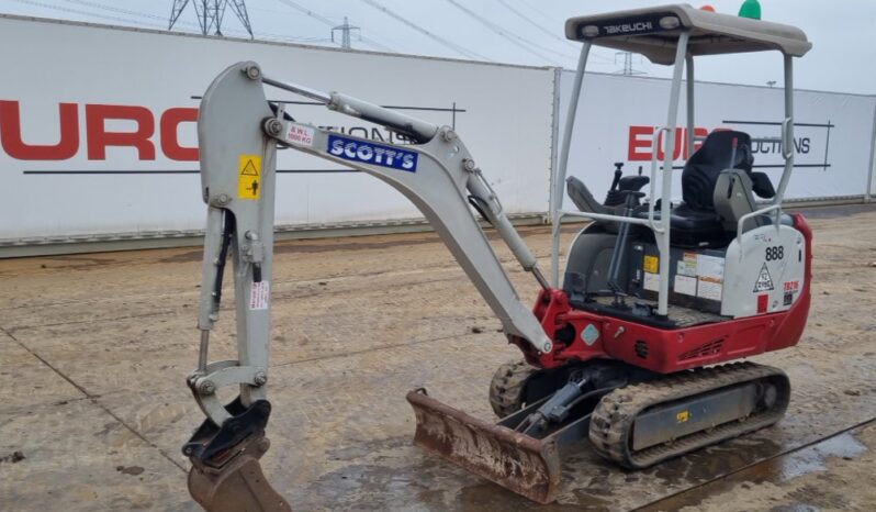 2020 Takeuchi TB216 Mini Excavators For Auction: Leeds – 23rd, 24th, 25th, 26th October @ 08:00am