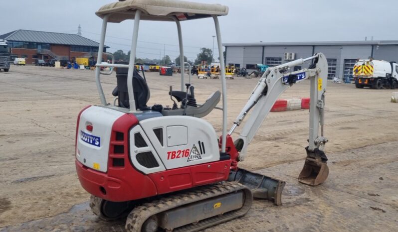 2020 Takeuchi TB216 Mini Excavators For Auction: Leeds – 23rd, 24th, 25th, 26th October @ 08:00am full