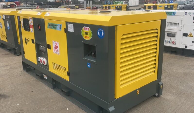 Unused 2024 Ashita Power AG3-110E Generators For Auction: Leeds – 23rd, 24th, 25th, 26th October @ 08:00am full