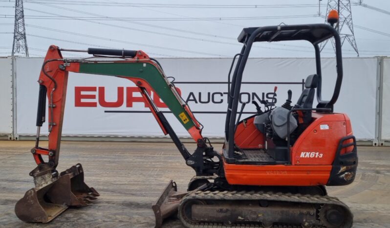 2013 Kubota KX61-3 Mini Excavators For Auction: Leeds – 23rd, 24th, 25th, 26th October @ 08:00am full