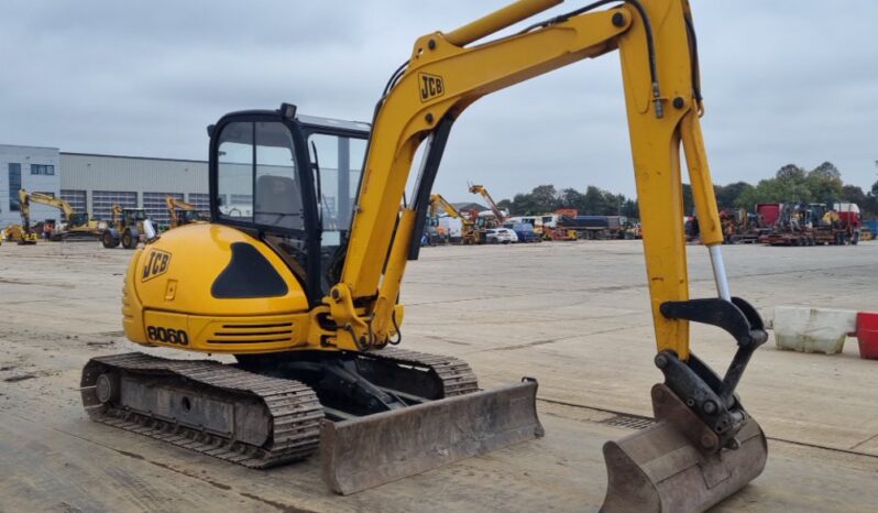 JCB 8060 6 Ton+ Excavators For Auction: Leeds – 23rd, 24th, 25th, 26th October @ 08:00am full