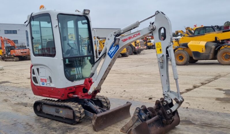 2019 Takeuchi TB216 Mini Excavators For Auction: Leeds – 23rd, 24th, 25th, 26th October @ 08:00am full