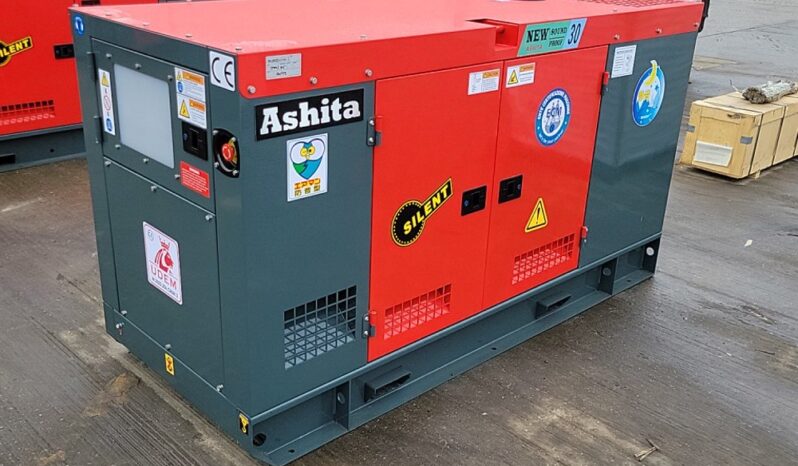 Unused 2024 Ashita Power AG3-30 Generators For Auction: Leeds – 23rd, 24th, 25th, 26th October @ 08:00am