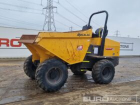 2019 Mecalac TA9 Site Dumpers For Auction: Leeds – 23rd, 24th, 25th, 26th October @ 08:00am