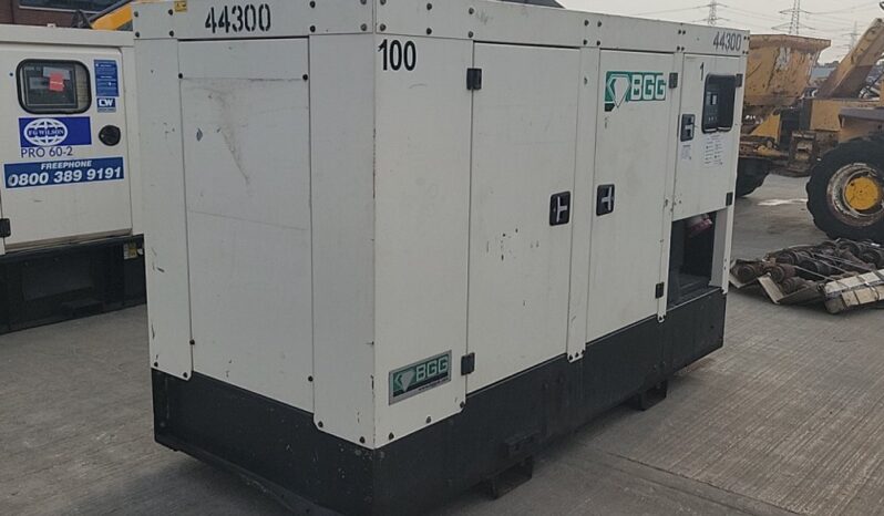 2018 Bruno G100 Generators For Auction: Leeds – 23rd, 24th, 25th, 26th October @ 08:00am