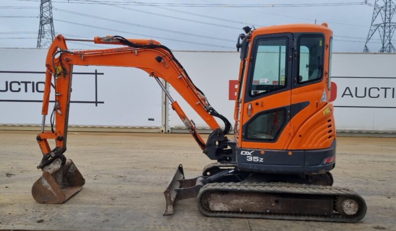 2019 Doosan DX35Z Mini Excavators For Auction: Leeds – 23rd, 24th, 25th, 26th October @ 08:00am full