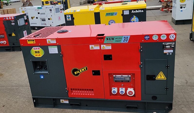 Unused 2024 Ashita Power AG3-30 Generators For Auction: Leeds – 23rd, 24th, 25th, 26th October @ 08:00am full