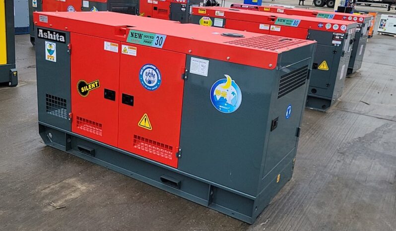 Unused 2024 Ashita Power AG3-30 Generators For Auction: Leeds – 23rd, 24th, 25th, 26th October @ 08:00am full