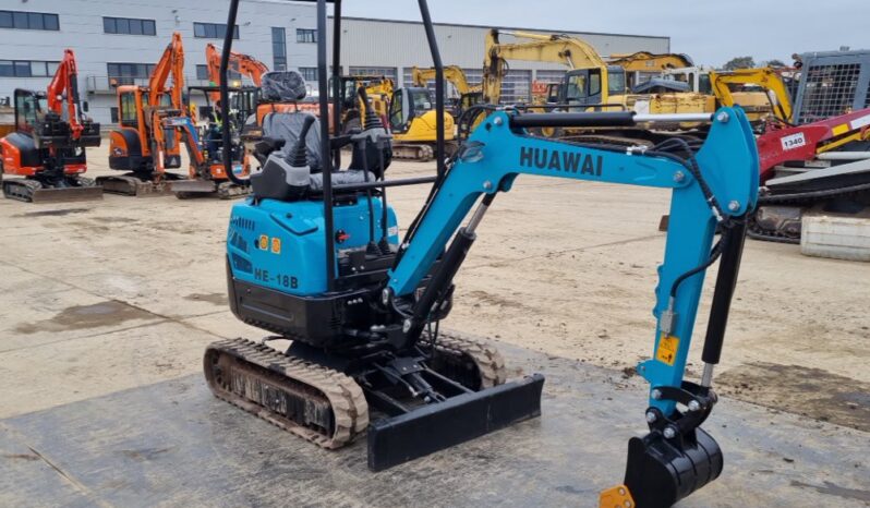 Unused 2024 Huawai HE-18B Mini Excavators For Auction: Leeds – 23rd, 24th, 25th, 26th October @ 08:00am full