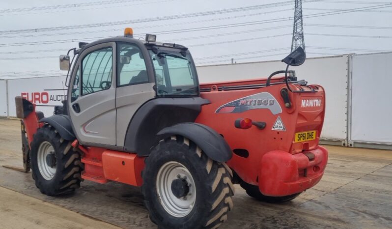 2011 Manitou MT1840 Telehandlers For Auction: Leeds – 23rd, 24th, 25th, 26th October @ 08:00am full