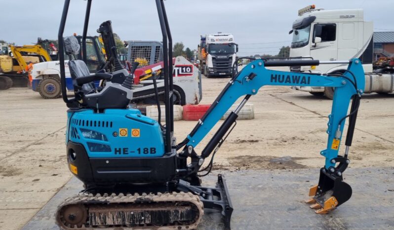 Unused 2024 Huawai HE-18B Mini Excavators For Auction: Leeds – 23rd, 24th, 25th, 26th October @ 08:00am full