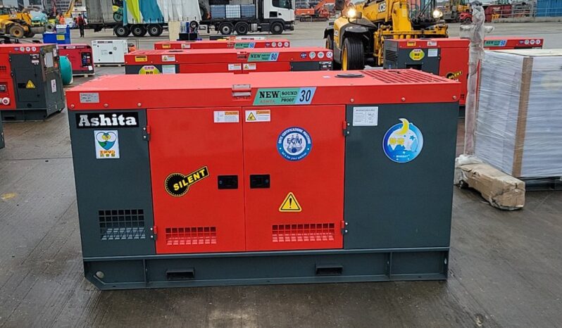 Unused 2024 Ashita Power AG3-30 Generators For Auction: Leeds – 23rd, 24th, 25th, 26th October @ 08:00am full