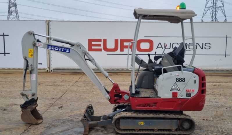 2020 Takeuchi TB216 Mini Excavators For Auction: Leeds – 23rd, 24th, 25th, 26th October @ 08:00am full