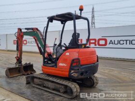 2013 Kubota KX61-3 Mini Excavators For Auction: Leeds – 23rd, 24th, 25th, 26th October @ 08:00am full