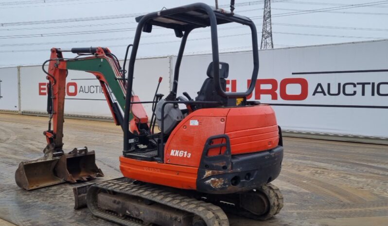 2013 Kubota KX61-3 Mini Excavators For Auction: Leeds – 23rd, 24th, 25th, 26th October @ 08:00am full