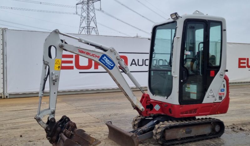 2019 Takeuchi TB216 Mini Excavators For Auction: Leeds – 23rd, 24th, 25th, 26th October @ 08:00am