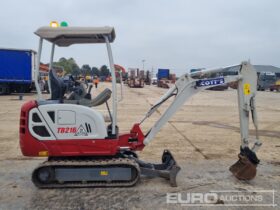 2020 Takeuchi TB216 Mini Excavators For Auction: Leeds – 23rd, 24th, 25th, 26th October @ 08:00am full