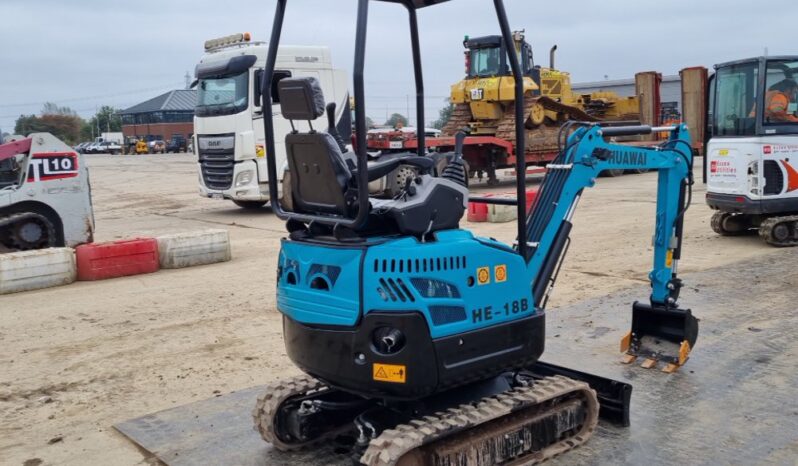 Unused 2024 Huawai HE-18B Mini Excavators For Auction: Leeds – 23rd, 24th, 25th, 26th October @ 08:00am full