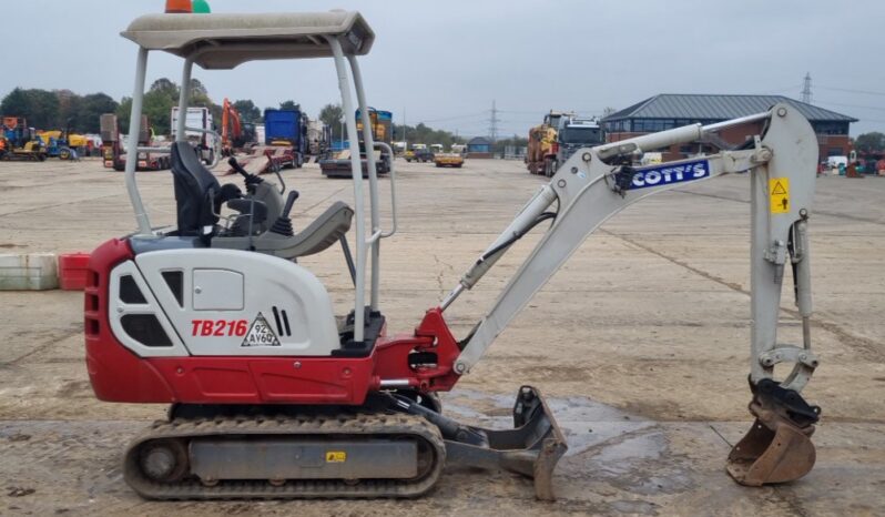 2020 Takeuchi TB216 Mini Excavators For Auction: Leeds – 23rd, 24th, 25th, 26th October @ 08:00am full