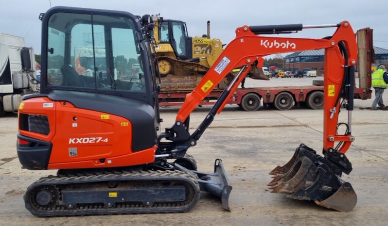 2024 Kubota KX027-4 Mini Excavators For Auction: Leeds – 23rd, 24th, 25th, 26th October @ 08:00am full