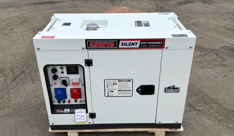 Unused 2024 Ashita Power DG14000SE3 Generators For Auction: Leeds – 23rd, 24th, 25th, 26th October @ 08:00am full