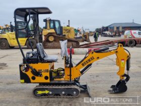 Unused 2024 Huawai HE10-B Mini Excavators For Auction: Leeds – 23rd, 24th, 25th, 26th October @ 08:00am full