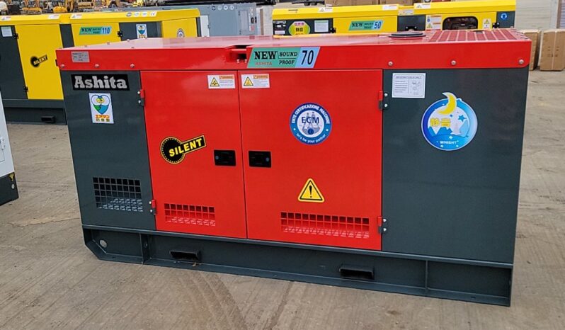 Unused 2024 Ashita Power AG3-70 Generators For Auction: Leeds – 23rd, 24th, 25th, 26th October @ 08:00am full