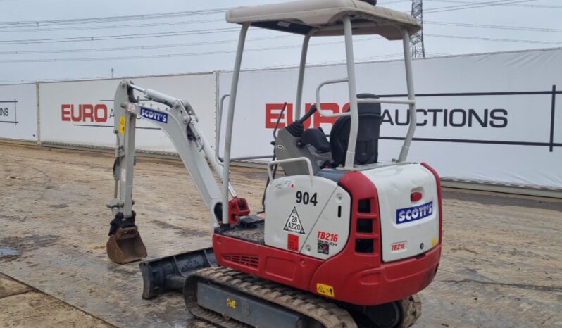 2020 Takeuchi TB216 Mini Excavators For Auction: Leeds – 23rd, 24th, 25th, 26th October @ 08:00am full